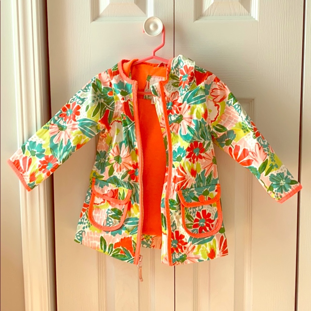 Toddler girl rain coat